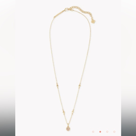 Kendra Scott Rose Gold Pendant Necklace - Picture 1 of 5